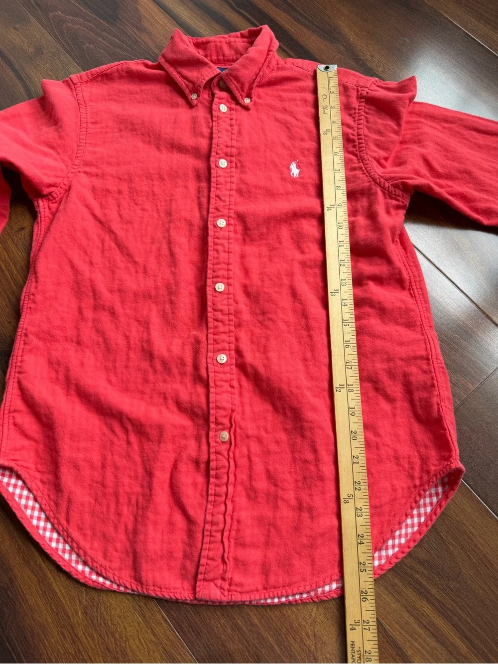 Ralph Lauren 100% Cotton Muslin Button Down Shirt Womens M - Picture 8 of 8